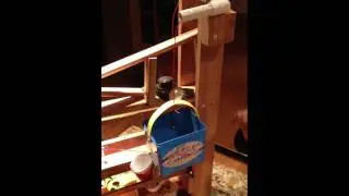 Zachary's 6th grade Science Rube Goldberg project