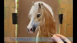 Как нарисовать реалистичную лошадь/пони акриловыми красками.