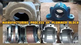 Complete Manufacturing Process of Bearing Housings || S/ SN/ SNH/ SNA