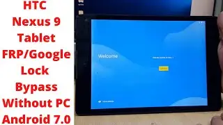 HTC Nexus 9 Tablet FRP/Google Lock Bypass Without PC | htc nexus 9 tablet frp bypass | HTC Google