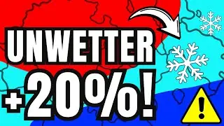 🌧️ AUGUST 2026 SCHOCK! 130% Regen! West/Süd betroffen! Herbstlich!