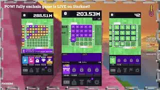 POW! fully onchain game is LIVE on Starknet!