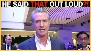 Gavin Newsom FREAKS OUT at Davos: Makes the Weirdest Trump Comparison EVER!
