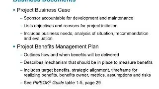 PMP- Boot Camp 2 1 6 Business DocumentsV