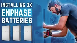 Installing 3 Enphase Batteries
