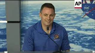 Astronauts discuss 5-month ISS mission