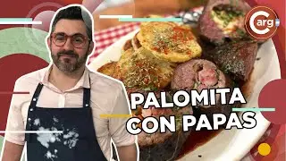 PALOMITA RELLENA CON PAPAS AL HORNO