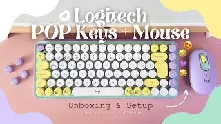 Daydream Logitech Pop Keys + Pop Mouse | Unboxing & Setup 💜✨😍