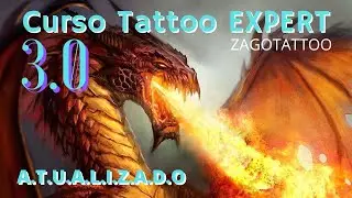 APRENDA técnicas de Tattoo AQUARELA, REALISMO e muitas OUTRAS! - ZagoTattoo