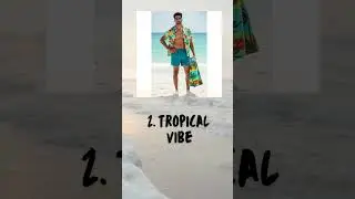 Top 5 Beach Outfits for Men 🌴 | Best Summer Outfit Ideas for Guys | Beach Fashion 2025