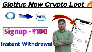 Giottus New Crypto Earning App || Instant ₹100 Profit For All || technical somnath