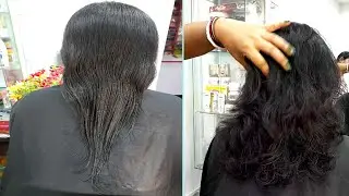 5 min में पतले बालों में स्टेप कटिंग कैसे करें? Multi step cutting in thin hair