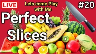 Perfect Slices🍎🔪Part - 20 Cutting Gameplay|Satisfying Slicing Action|Fast Fruits Cut|Knife Cut Game