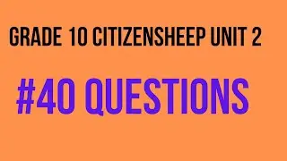 Гражданство, 10 класс, Модуль 2 | Подробный обзор вопросов и ответов