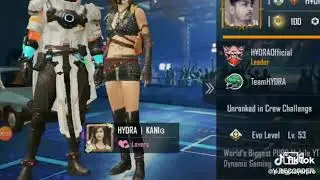 HYDRA #Dynamo Pubg whatsApp status #with his girlfriend