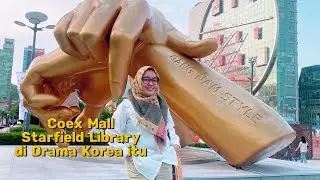 Korea Vlog GANGNAM STYLE Sampai Malam di Depan COEX MALL STARFIELD LIBRARY KOREA Viral || Part 5