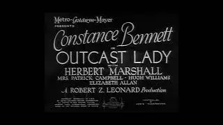Outcast Lady (1934) Title Sequence Metro Goldwyn Mayer 