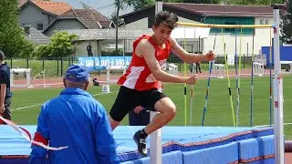 Patrik Ker&eacute;k (HUN) High Jump 210 cm 2nd Place Peteroboj CZE-HUN-POL-SLO-SVK Ptuj 2023