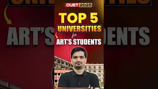 TOP 5 UNIVERSITIES for Art's Students | CUET 2025 #cuet2025 #topuniversities #arts #artsstudents