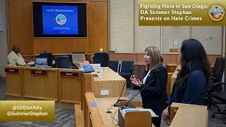 Fighting Hate in San Diego: DA Summer Stephan Presents on Hate Crimes