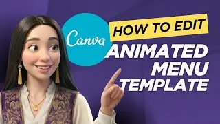 How to Edit Animated Menu Board Template for Smooth Transition &ndash; Canva Video Editor Instructions