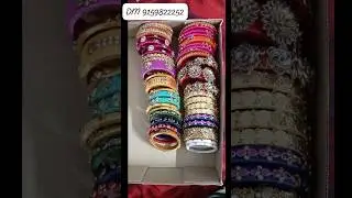 Silk thread bangles Bulk order with different designs and sizes DM 9159822252#bangles#youtubeshorts