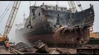 How Giant Ships Are Scrapped | Inside the Extreme Ship Breaking Process