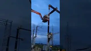 How 400kv circuit breakers are installed .