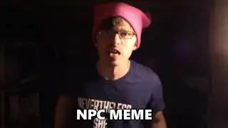 Antifa baby against NPC memes