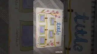 Beautiful Mind Map design//Step by Step Drawing #shorts #viralshort #ytshorts #trending #students