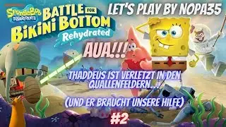 Spongebob Battle for Bikini Bottom Rehydrated #2:Thaddeus braucht Hilfe in den Quallenfeldern 😨