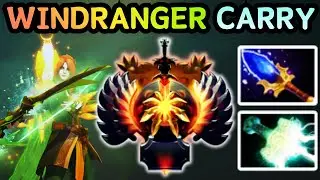 🔥 NEW PATCH 7.40b WINDRANGER CARRY ONE TARGET, NO ESCAPE | DOTA 2 GAMEPLAY 🔥