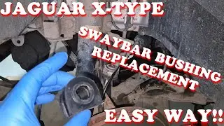 Jaguar X-Type swaybar bushing replacement