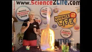 Alcohol as a sanitiser   flammable demo