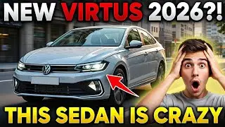 Volkswagen Virtus 2026 | Спортивный, с турбонаддувом и потрясающе хорош | DRIVNEXA🔥