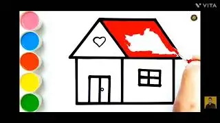 House 🏠 drawing with water color @RONIK FLASH ART'S 