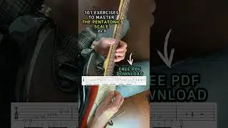 Day 9 - FREE PDF: 101 Exercises to Master the Pentatonic Scale