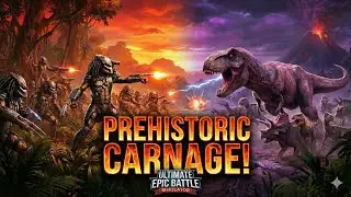 Prehistoric Carnage! Predators Go to War Against the T-Rex | UEBS 2