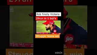 #29run in #6 balls# rcb vs #pbks #final #trendingmatch #shorts  #ipl