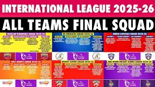 International League T20 2025-26 - All Teams Squad | IL T20 2026 All Teams Final Squad