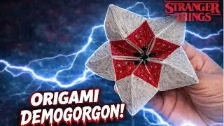 Stranger Things Demogorgon Origami Tutorial 👹 | Easy Paper Craft