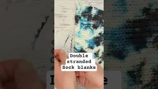 Why we use double standed sock blanks to dye matched pairs of sock yarn