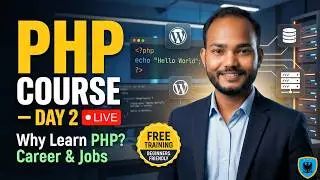 Why Learn PHP in 2025? PHP Course for Beginners Day 2 LIVE | Career & Jobs