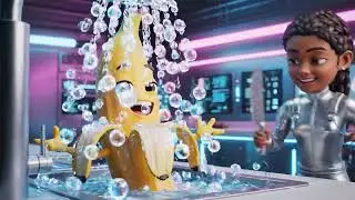 Talking Banana Wants a Shower First! 🍌🚿 | Funny Kids 3D Cartoon