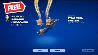 Как разблокировать БЕСПЛАТНОЕ комбо &laquo;Корни&raquo;: Unreal Pickaxe и Film Reel Faller Contrail в Fortnit...