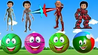 Vir the robot boy | motu robot | Vir | colourful ball cartoon video