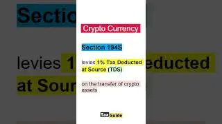 Crypto currency Income Tax Rate | Tax on Crypto Currency (Virtual Digital Assets) #shorts #crypto