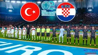 PES 2021 - Turkey vs Croatia EURO 2021 - Full Match efootball gameplay PC