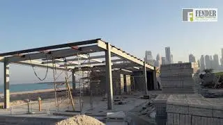 Miscellaneous steel work at BEACH VILLA project - March 2021