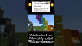 I make a Tracks in my ex best friend in Craftsman 5 . The end is something sad will happen (Real)😔😔😔